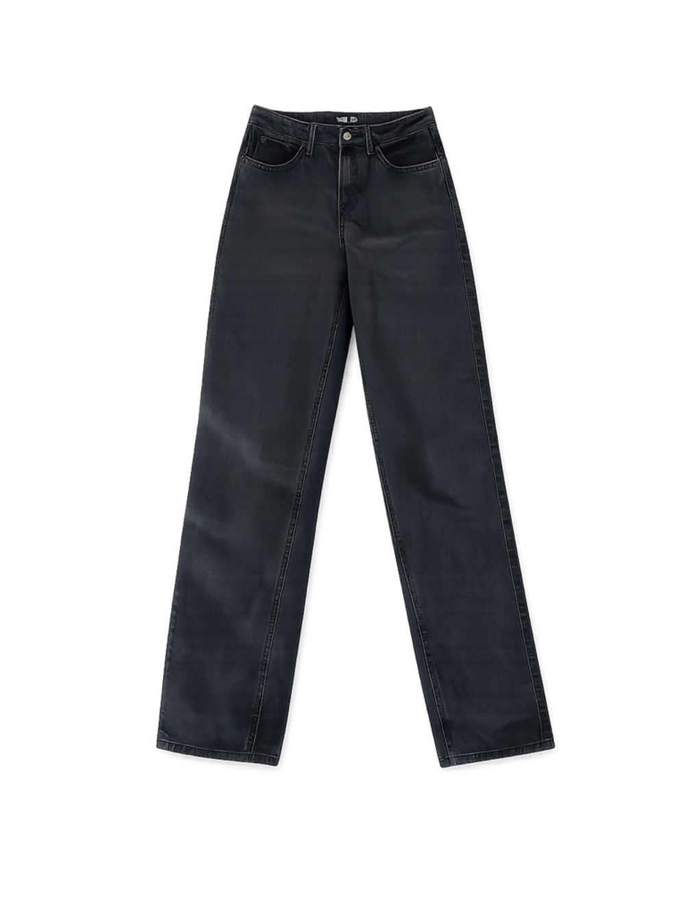 Women's Wild Fable Black Mid-Rise 90s Relaxed Straight Jeans Size 8
008